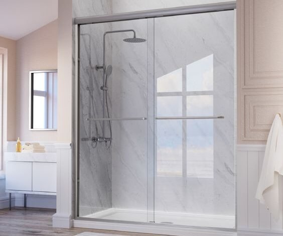 Frameless Sliding Glass Shower Doors