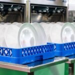 Commercial Kitchens with Upright Dishwas