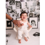 Style a vintage-themed 1st birthday photoshoot timelessly.